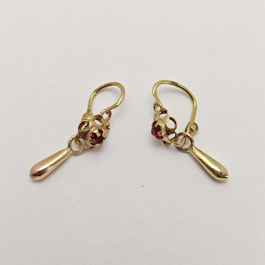 ARETES PAR ORO 10 K 1,00 GRMS (SEMINUEVO)