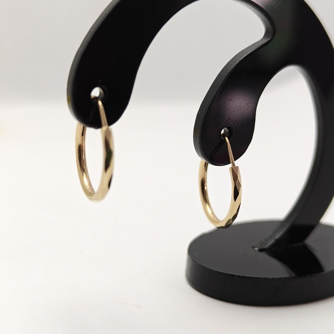 ARRACADAS PAR ORO 14 K 0,80 GRMS (SEMINUEVO)