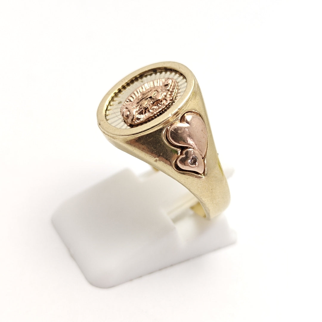 ANILLITO ORO COMBINADO 14 K 5,00 GRMS (SEMINUEVO)