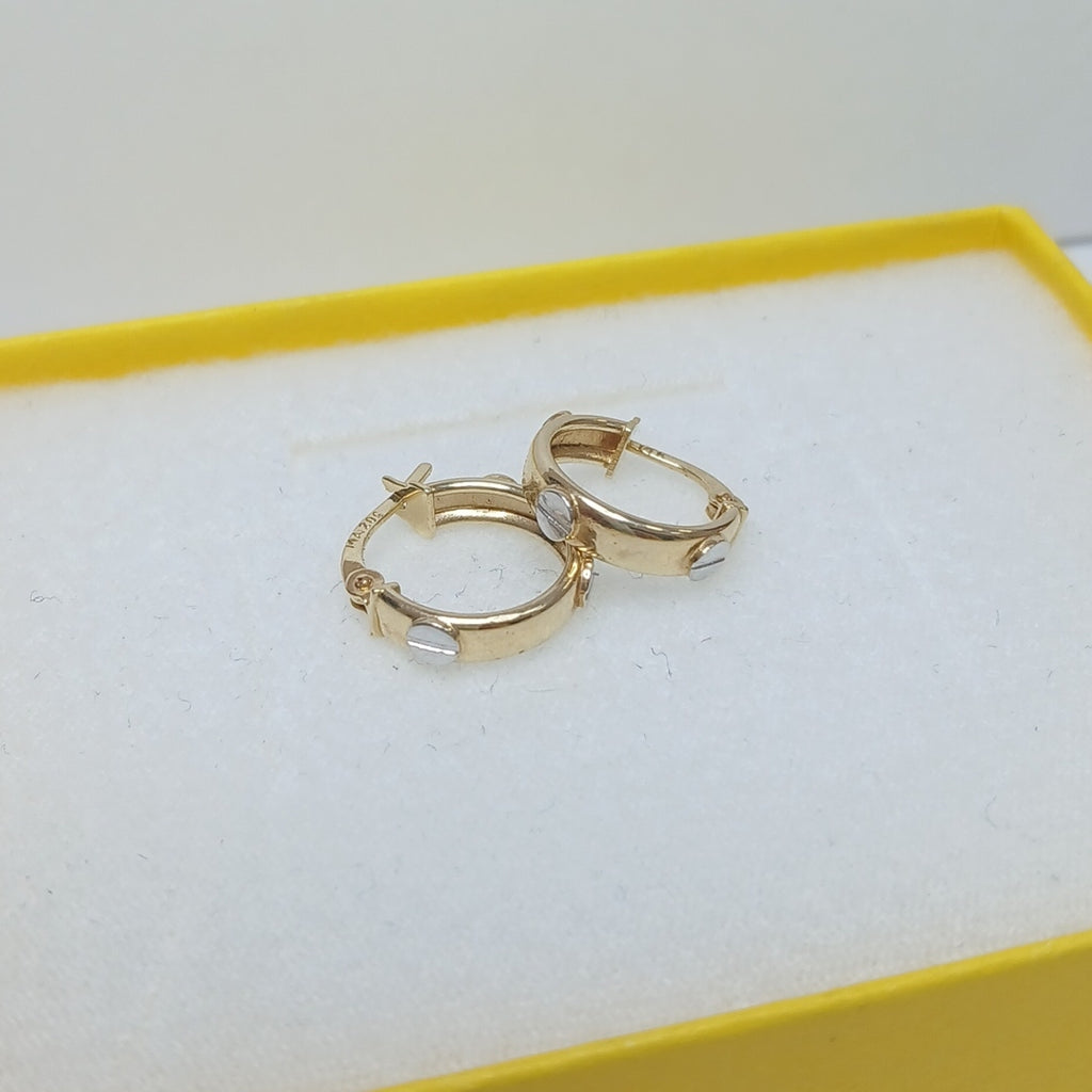 ARRACADAS PAR ORO 14 K 1,70 GRMS (SEMINUEVO)