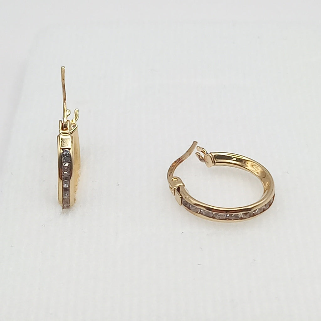 ARETES PAR ORO 10 K 1,20 GRMS (SEMINUEVO)