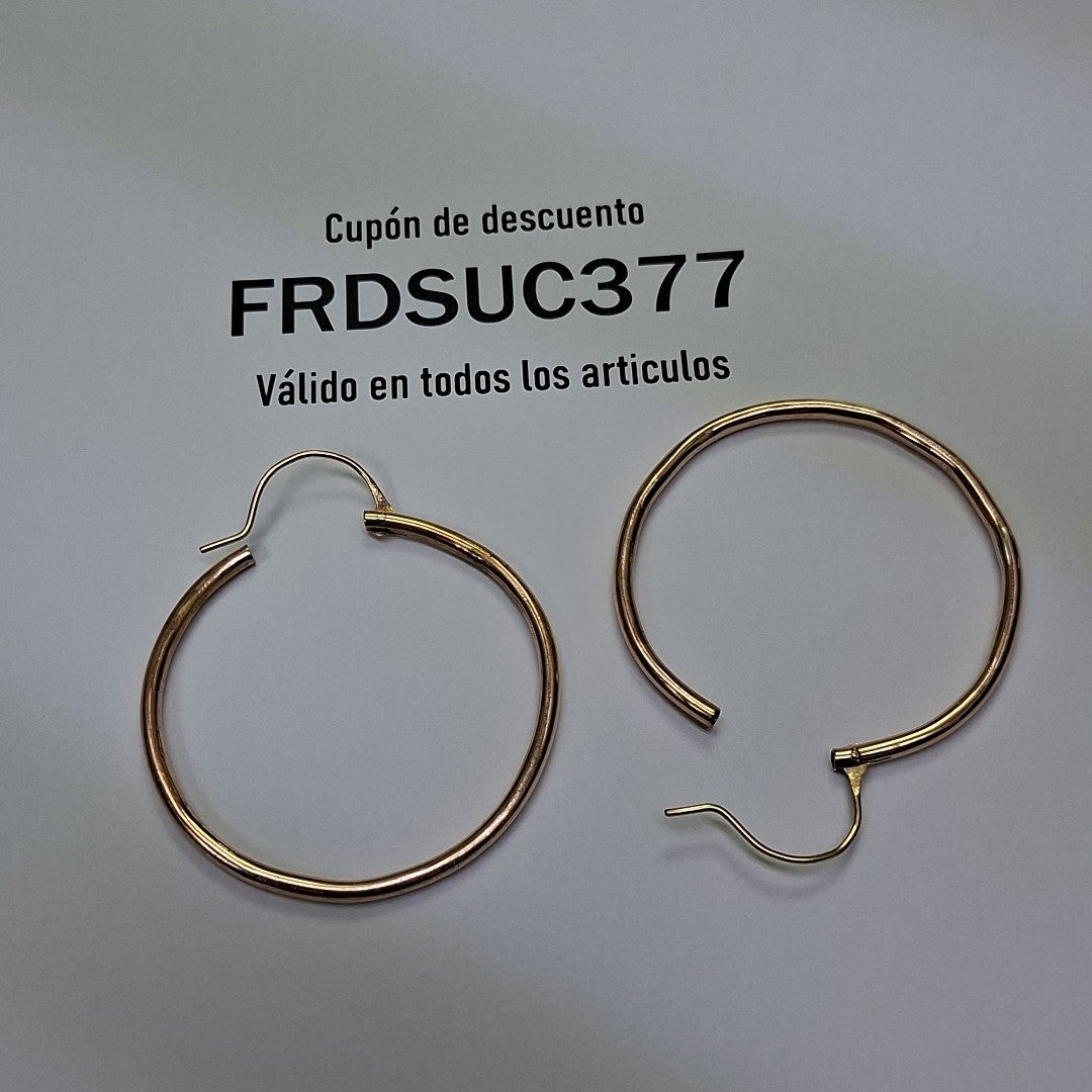 ARRACADAS PAR ORO 10 K 4.7 GRMS (SEMINUEVO)