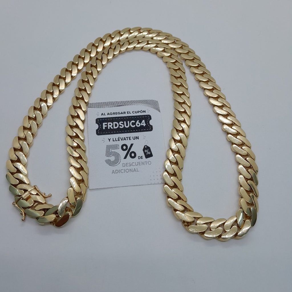 CADENAS BARBADA AMARILLA ORO 10K 47.6 (NUEVO)