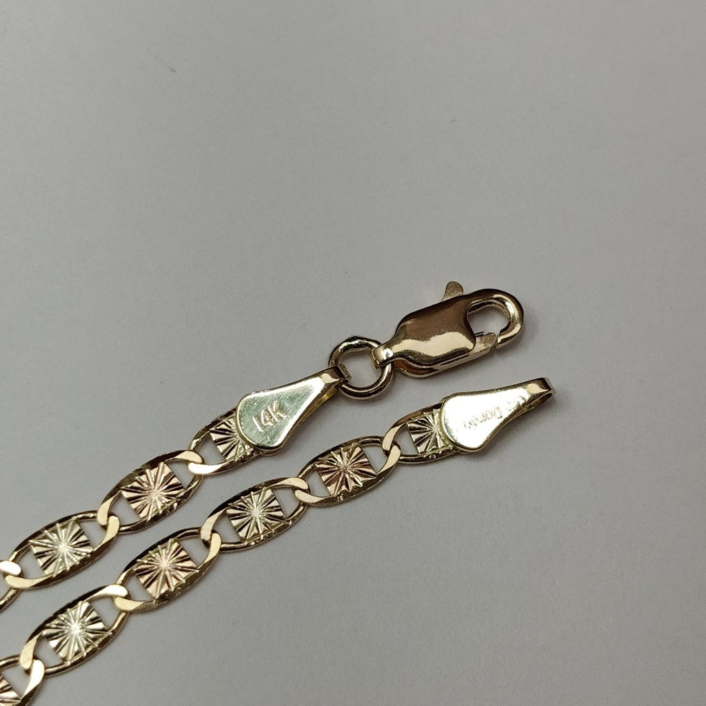PULSERA GUCHI 14K 18 CM 3 GR (NUEVO)