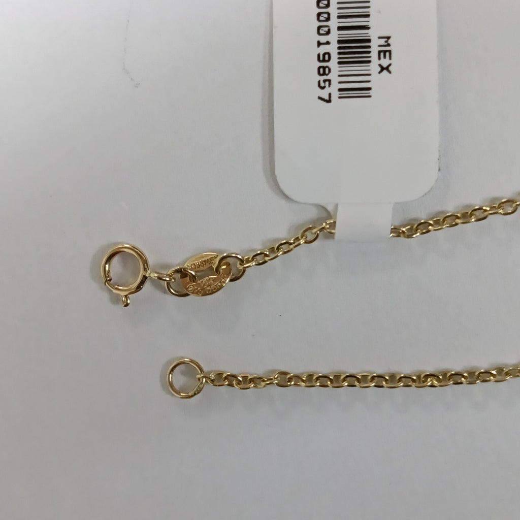 PULSERA TEJIDO ESPECIAL C CIRCONIAS 14K 18 CM 1.8 GR (NUEVO)
