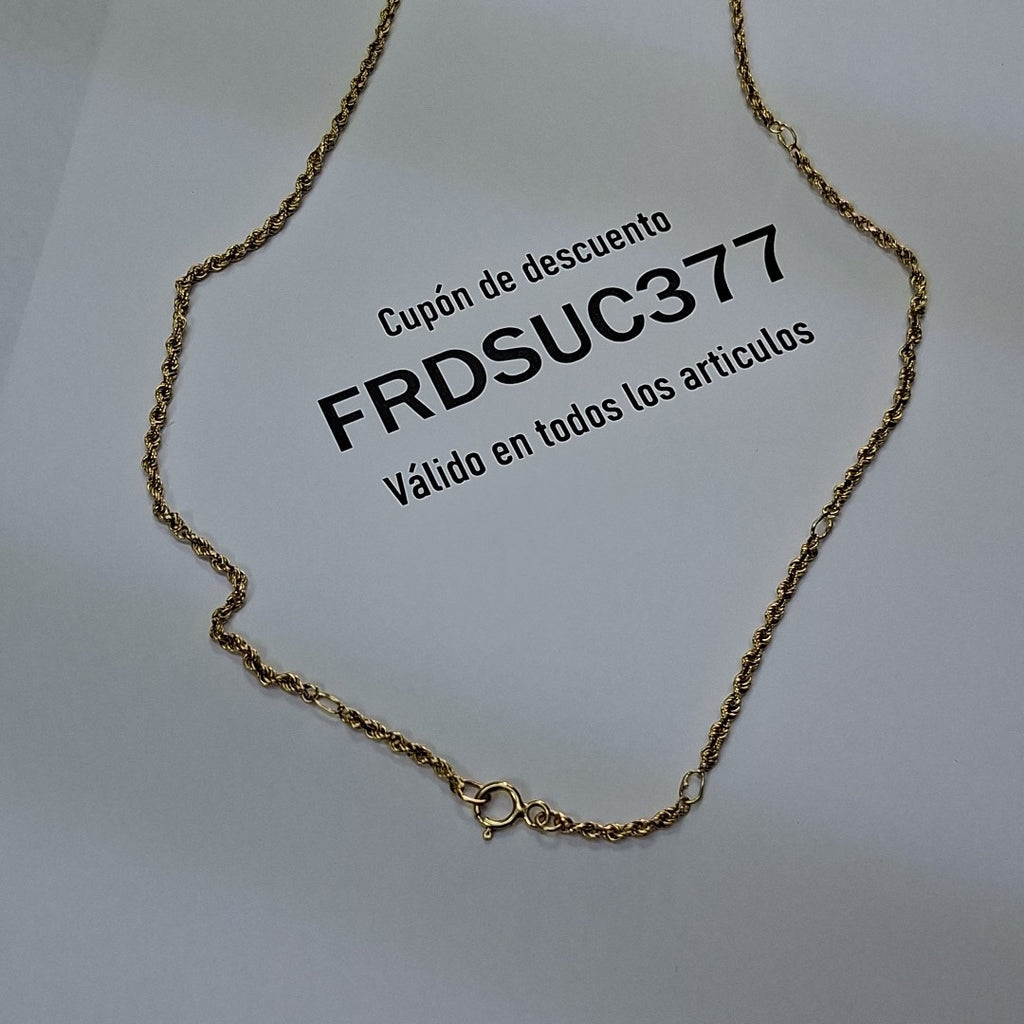 CADENA ORO 10 K 3.7 GRMS (SEMINUEVO)