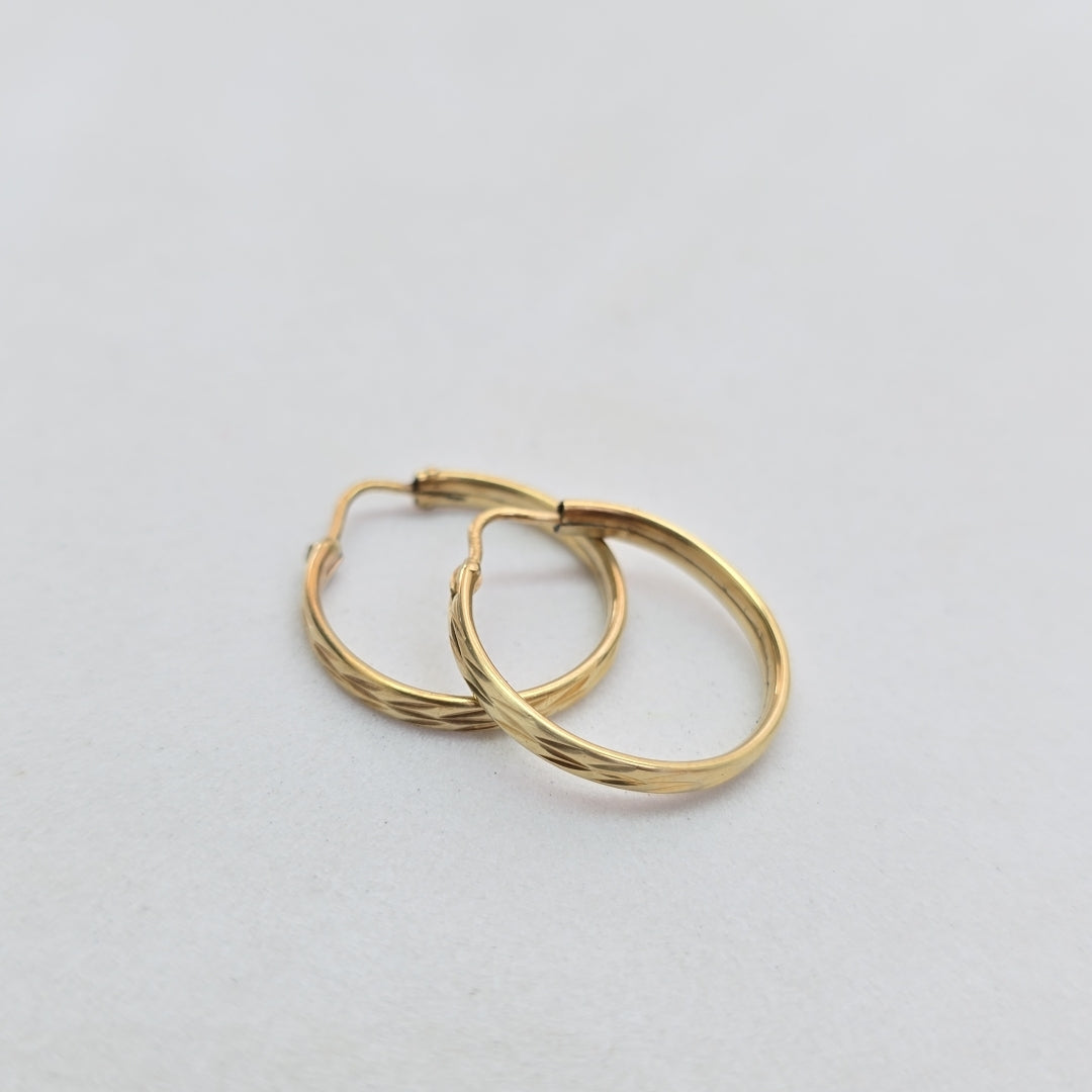 ARRACADAS PAR ORO 10 K 1.9 GRMS (SEMINUEVO)