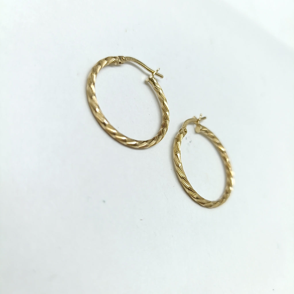 ARRACADAS PAR ORO 10 K 1.6 GRMS (SEMINUEVO)