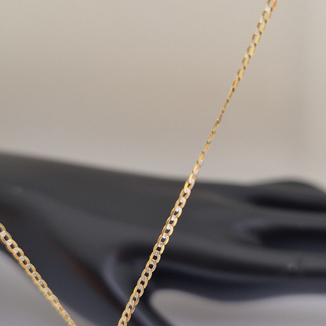 GARGANTILLA ORO, RODIADO 14 K 4.4 GRMS (SEMINUEVO)