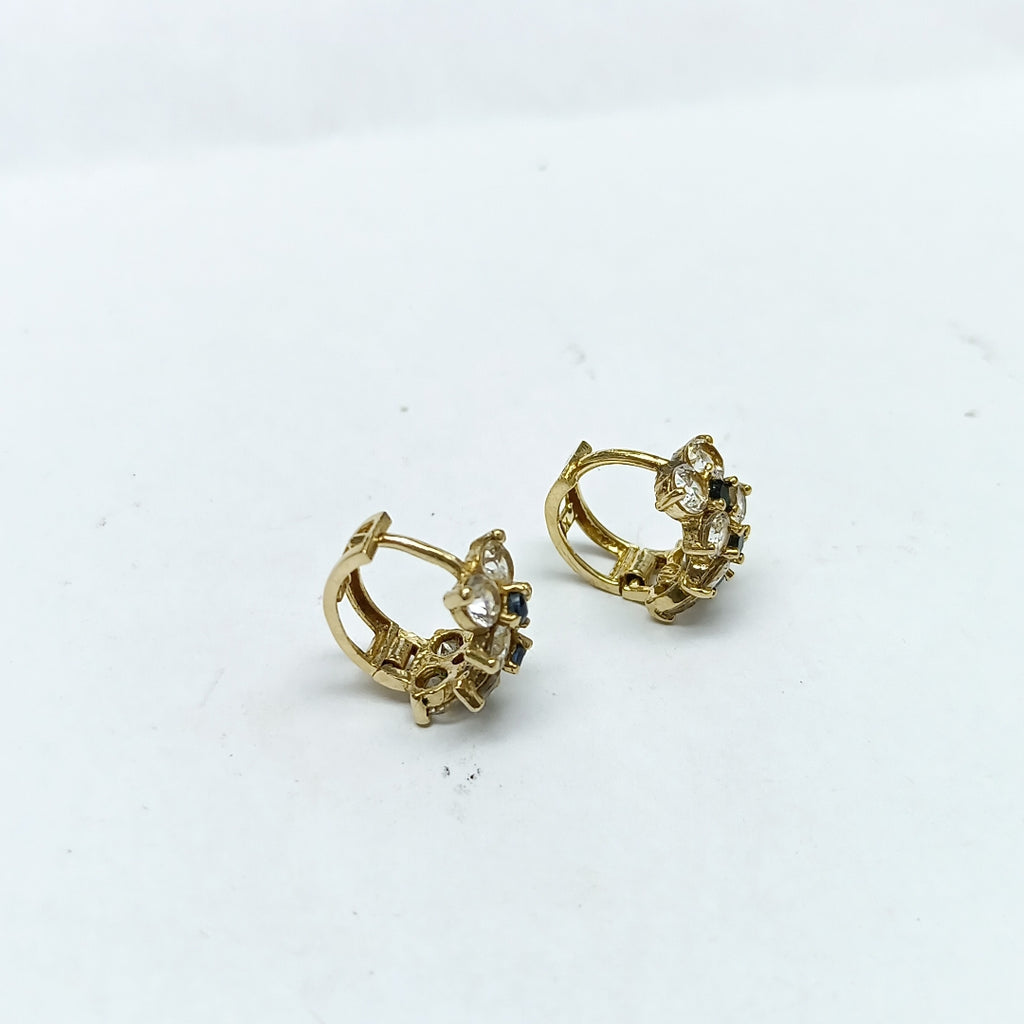 ARRACADAS PAR ORO 14 K 2.6 GRMS (SEMINUEVO)