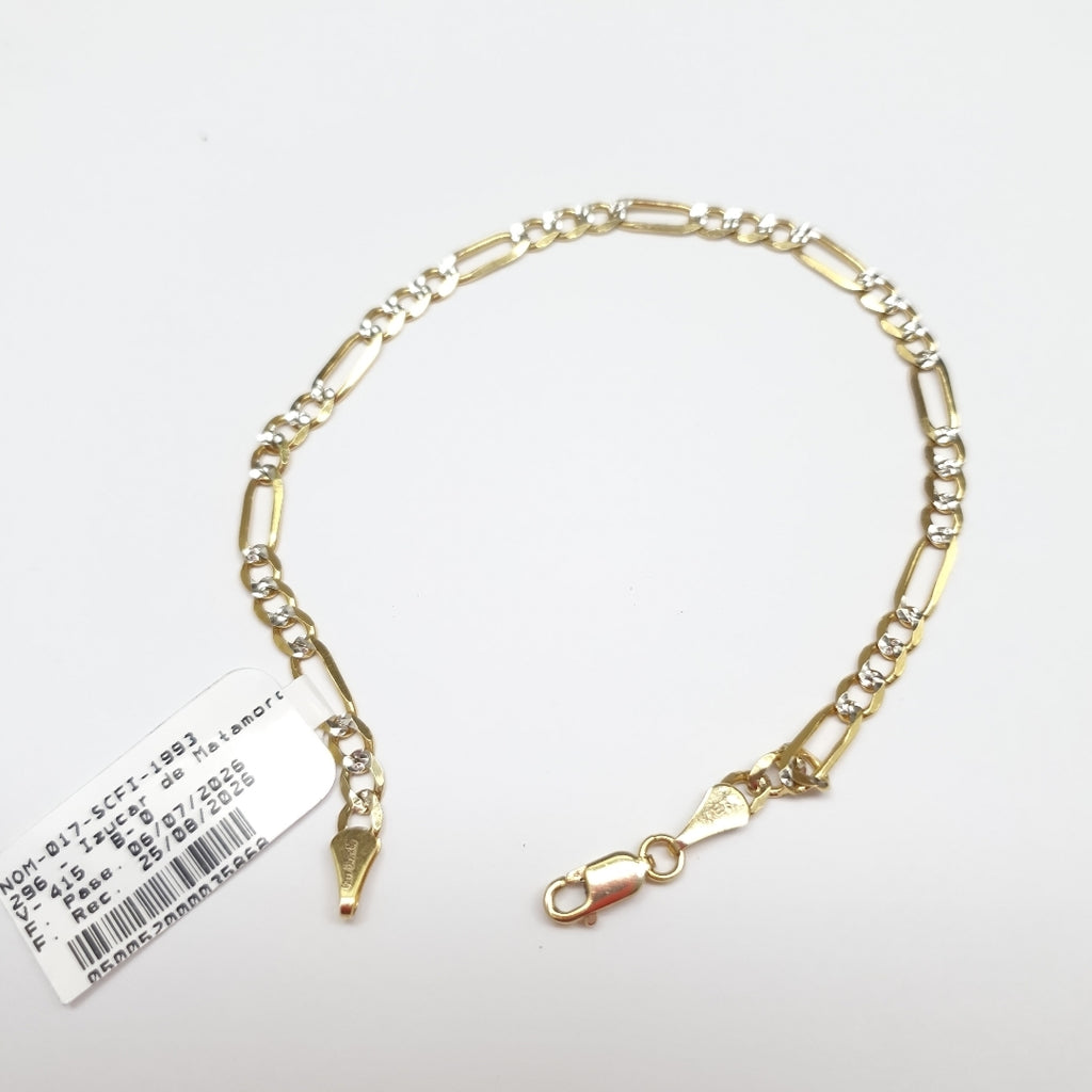 PULSERA 3X1 14K 21 CM 4.6 GR (NUEVO)