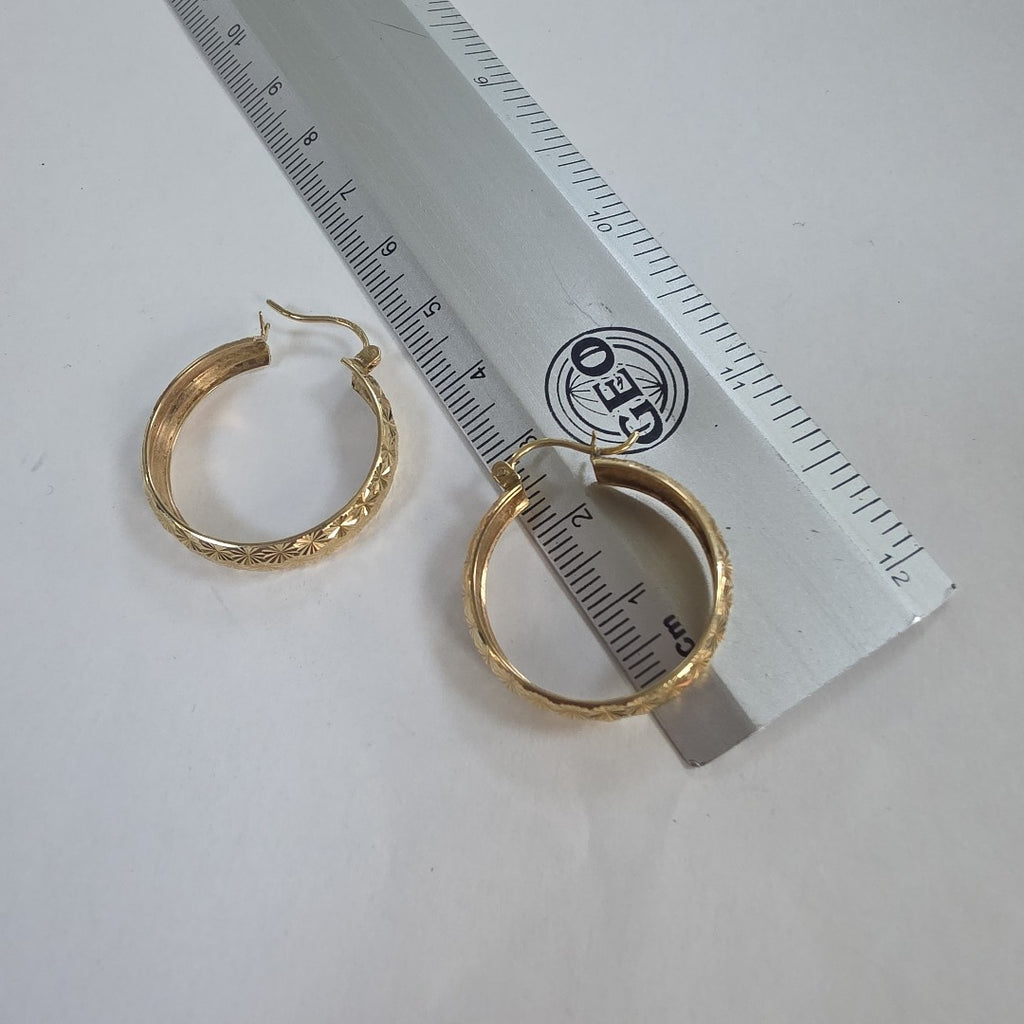 ARRACADAS PAR ORO 10 K 3.3 GRMS (SEMINUEVO)