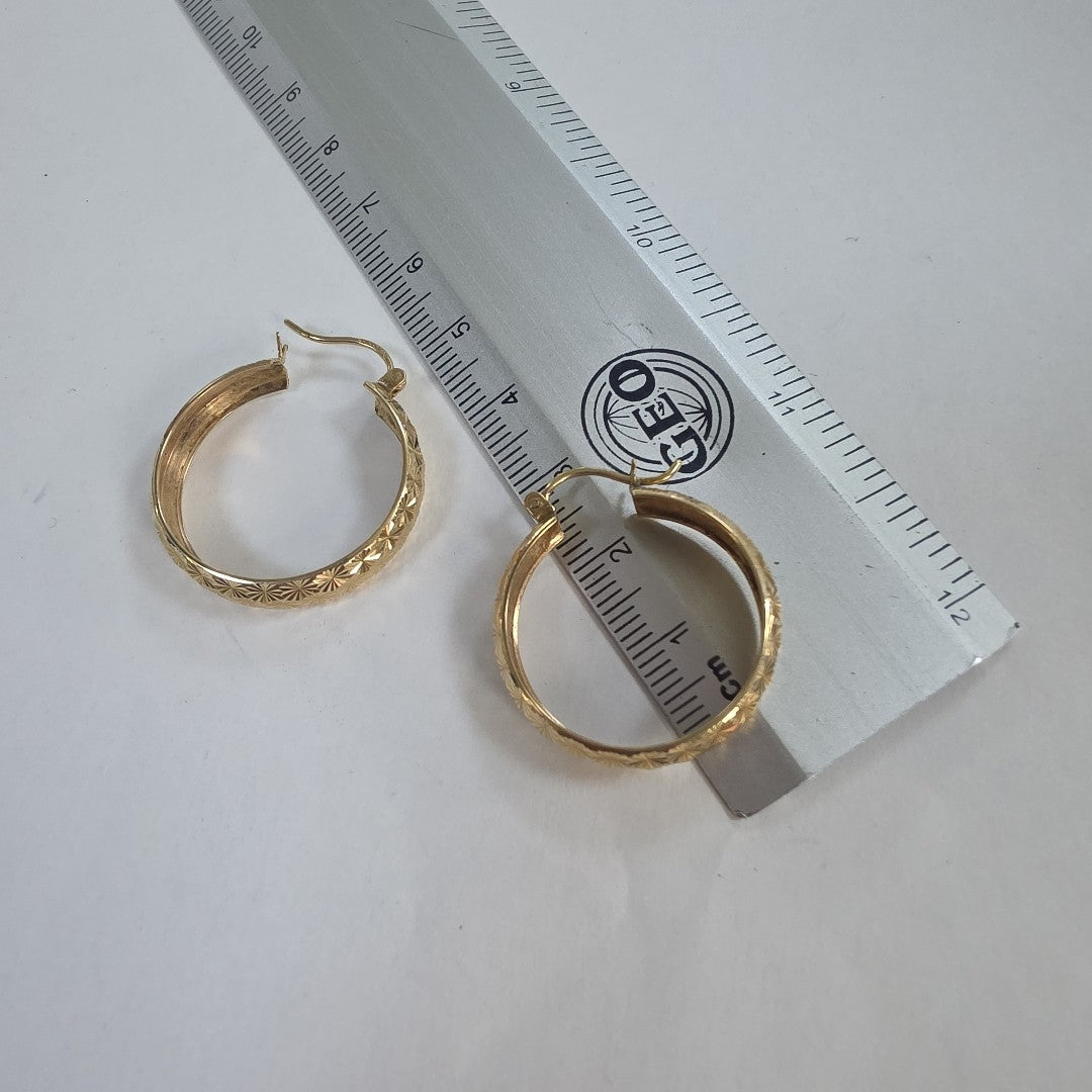 ARRACADAS PAR ORO 10 K 3.3 GRMS (SEMINUEVO)