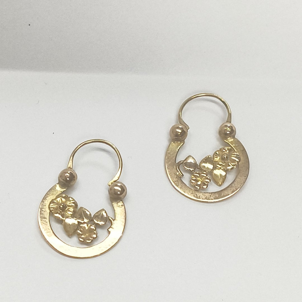 ARRACADAS PAR ORO 8 K 1,50 GRMS (SEMINUEVO)