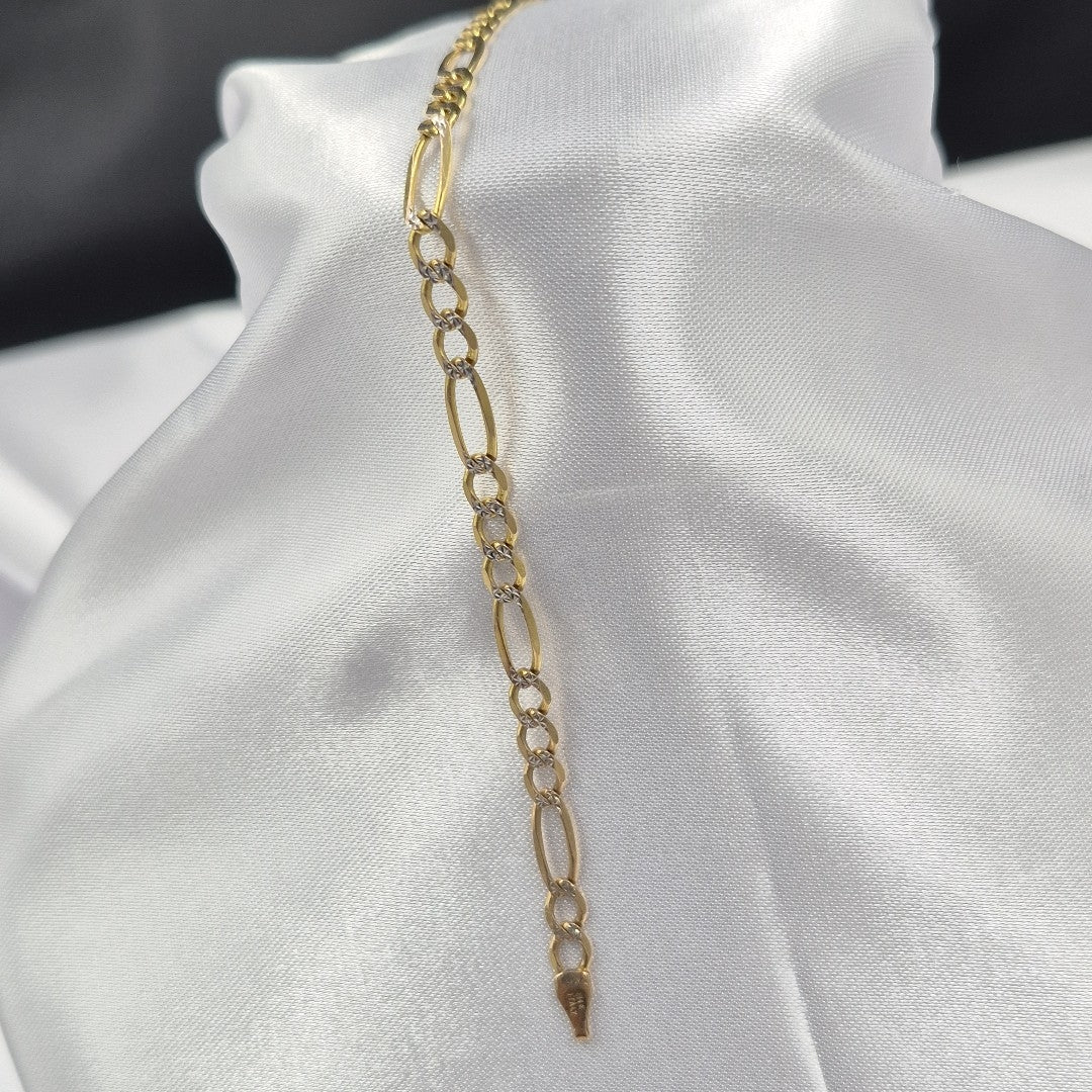 PULSERA ORO, RODIADO 14 K 3.9 GRMS (SEMINUEVO)