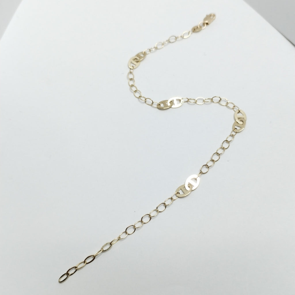 PULSERA ESPECIAL 14K 21 CM 1.8 GR (NUEVO)