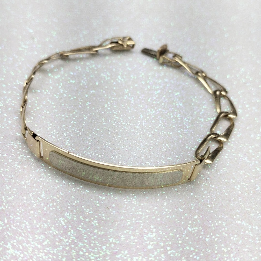 ESCLAVA ORO COMBINADO 14 K 9,50 GRMS (SEMINUEVO)