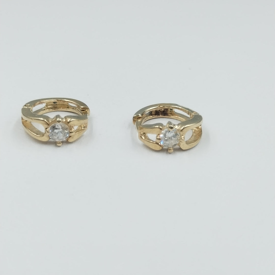 ARRACADAS PAR ORO 14 K 2,60 GRMS (SEMINUEVO)
