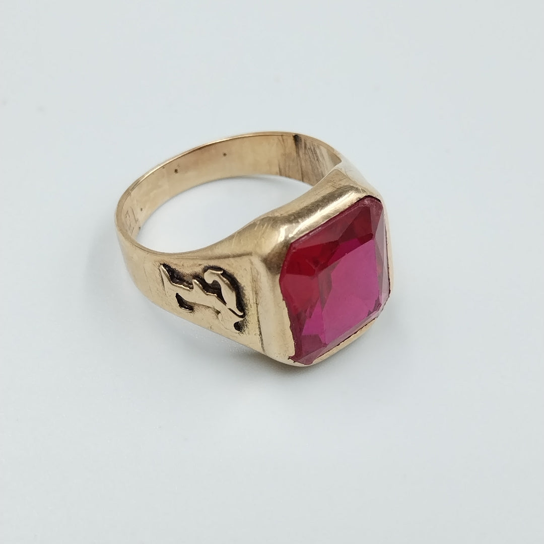 ANILLO ORO 10 K 10,40 GRMS (SEMINUEVO)