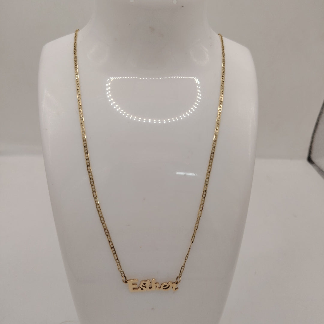 CADENA, DIJE ORO 10 K 4.1 GRMS (SEMINUEVO)