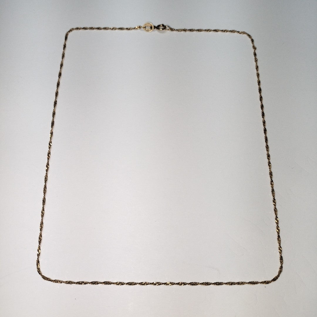 CADENA ORO 14 K 1.2 GRMS (SEMINUEVO)