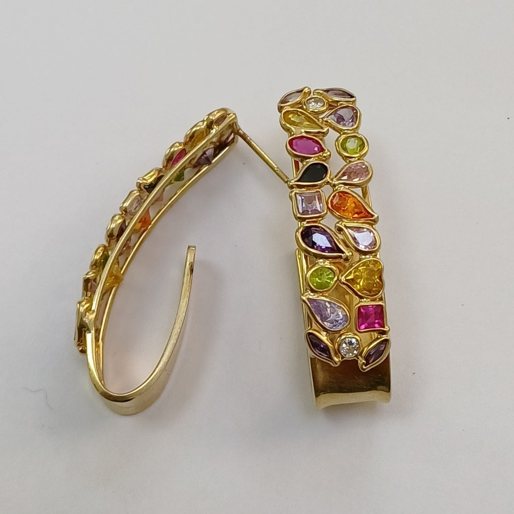 ARETES PAR ORO 14 K 8,70 GRMS (SEMINUEVO)