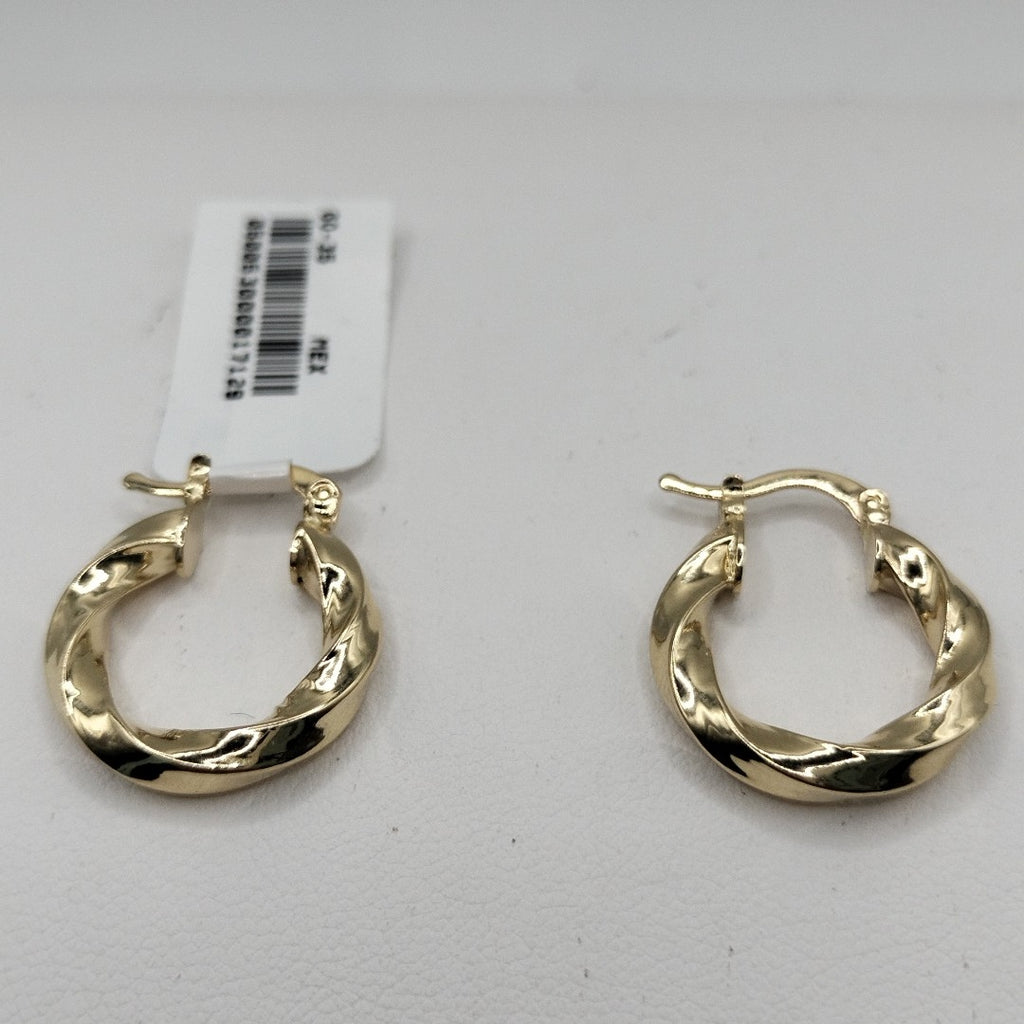 ARETES ARRACADA TORZAL 14K 1.9 GR (NUEVO)