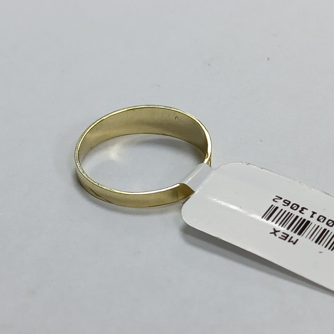 ANILLOS ARGOLLA DE LA SUERTE 10K TALLA 7 1.1 GR (NUEVO)