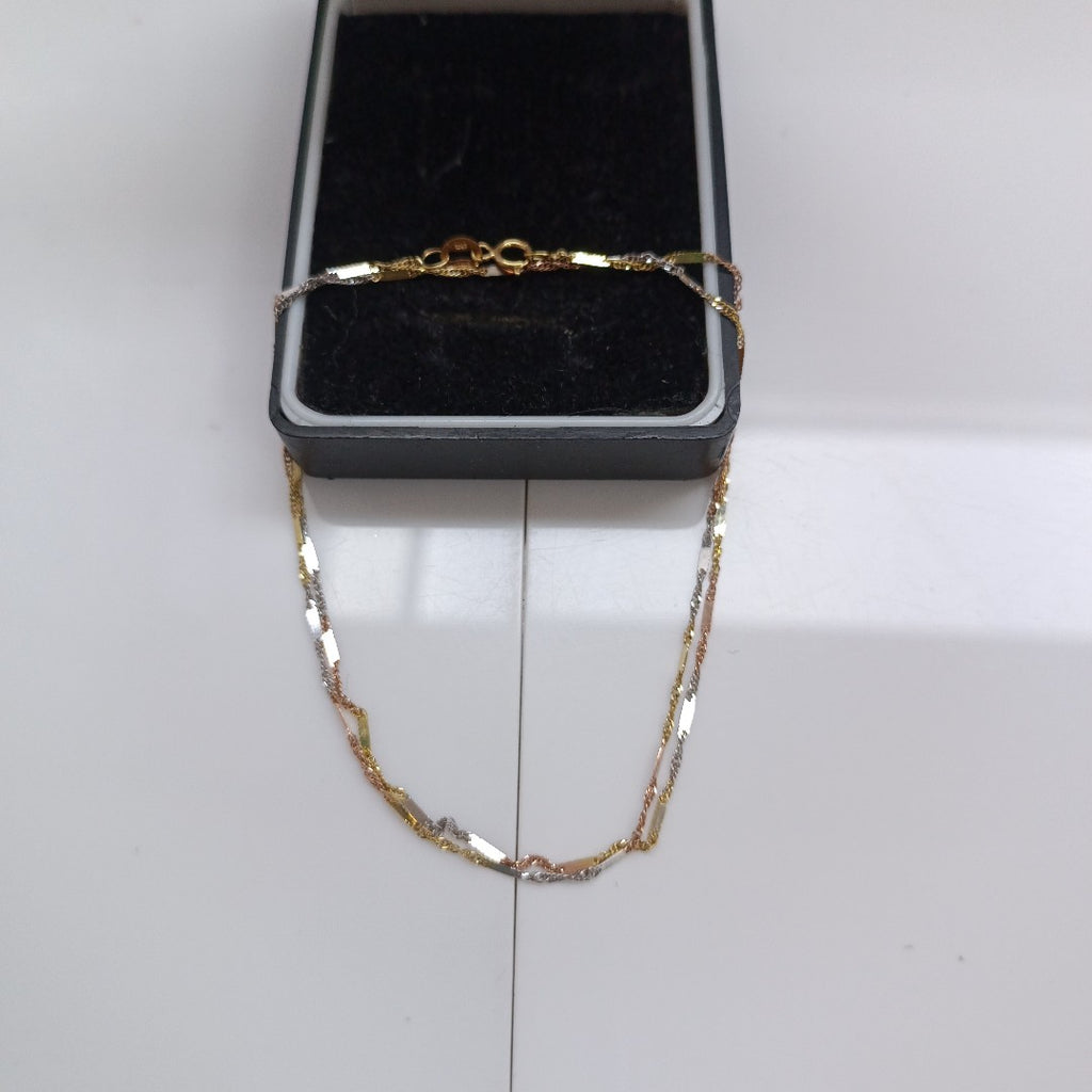 CADENA ORO, ORO COMBINADO 10 K 1.5 GRMS (SEMINUEVO)