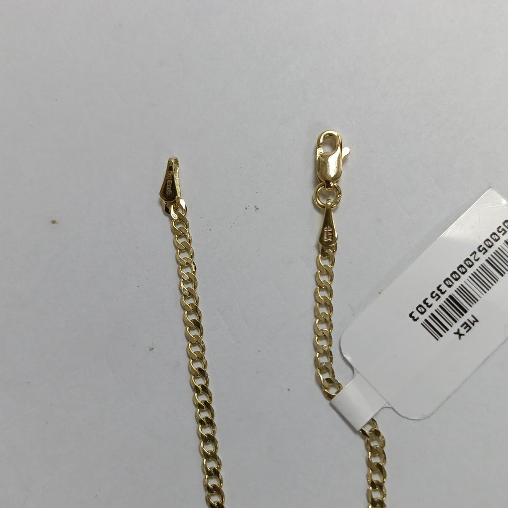 PULSERA BARBADA 14K 21 CM 2.3 GR (NUEVO)