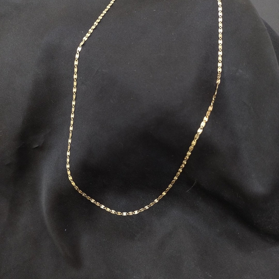 CADENA ORO COMBINADO 10 K 1,60 GRMS (SEMINUEVO)