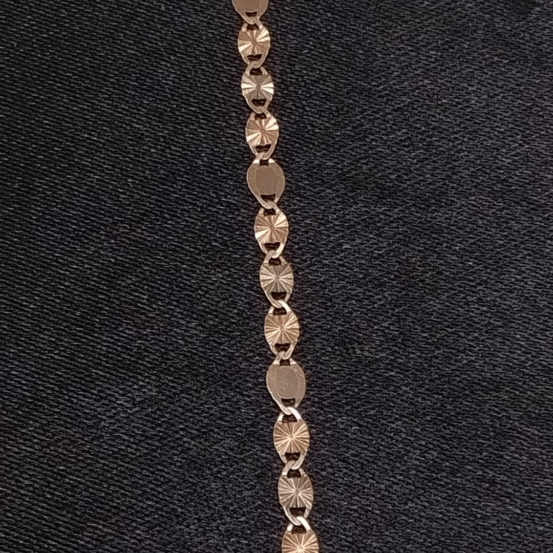 CADENA ORO COMBINADO 14 K 2,40 GRMS (SEMINUEVO)