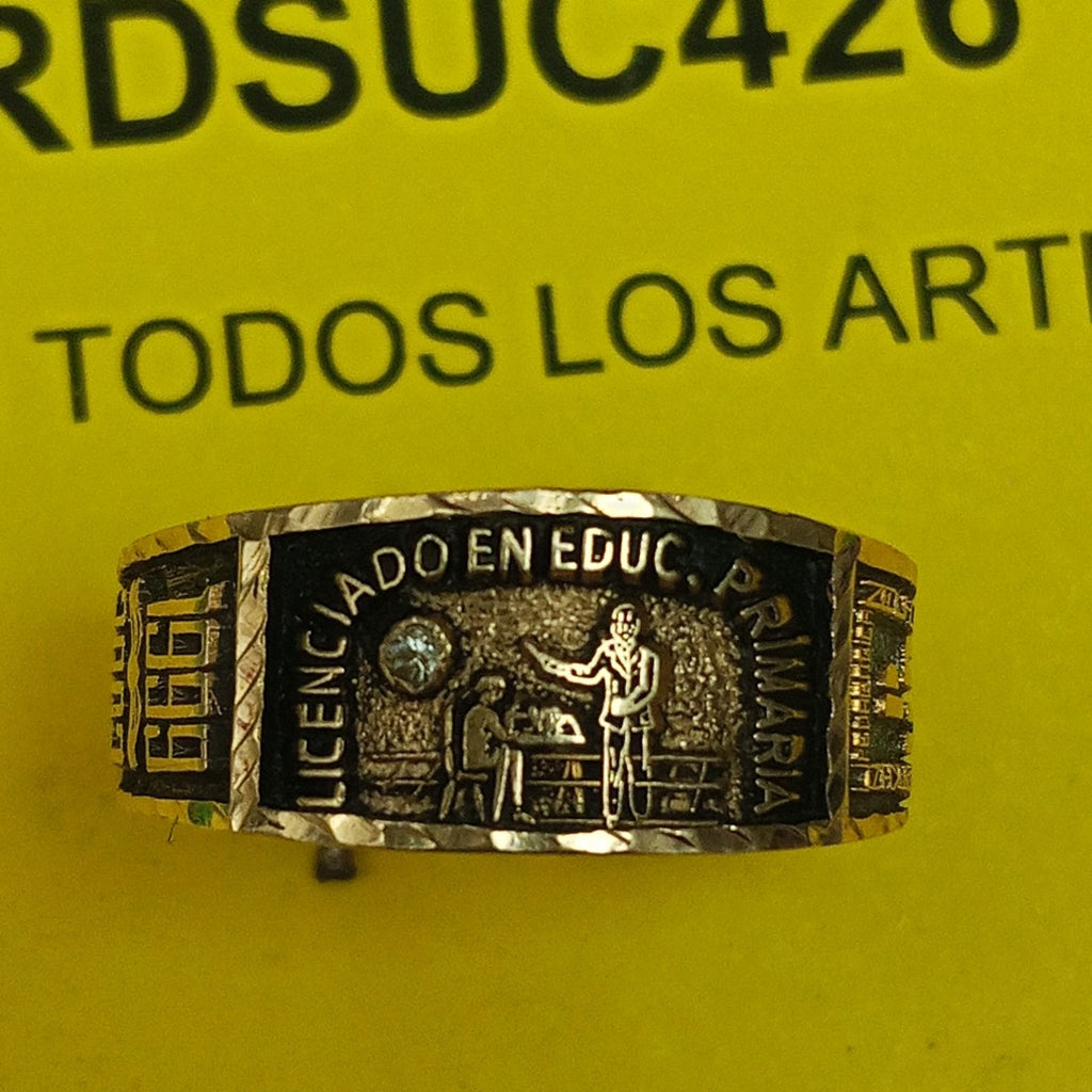 ANILLO DE GRADUACIÓN ORO 14 K 6.8 GRMS (SEMINUEVO)