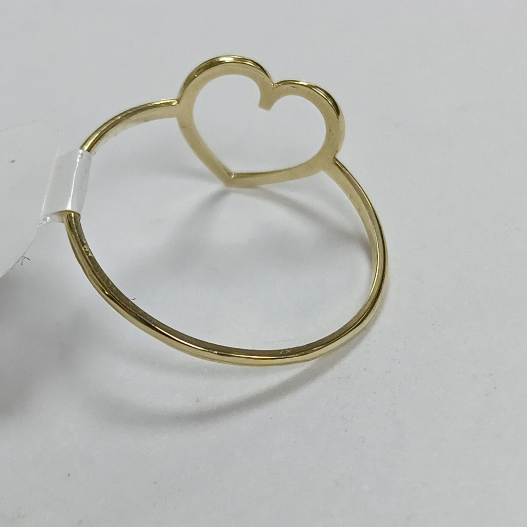 ANILLOS ANILLITO FIG CORAZON 10K TALLA 9 0.8 GR (NUEVO)