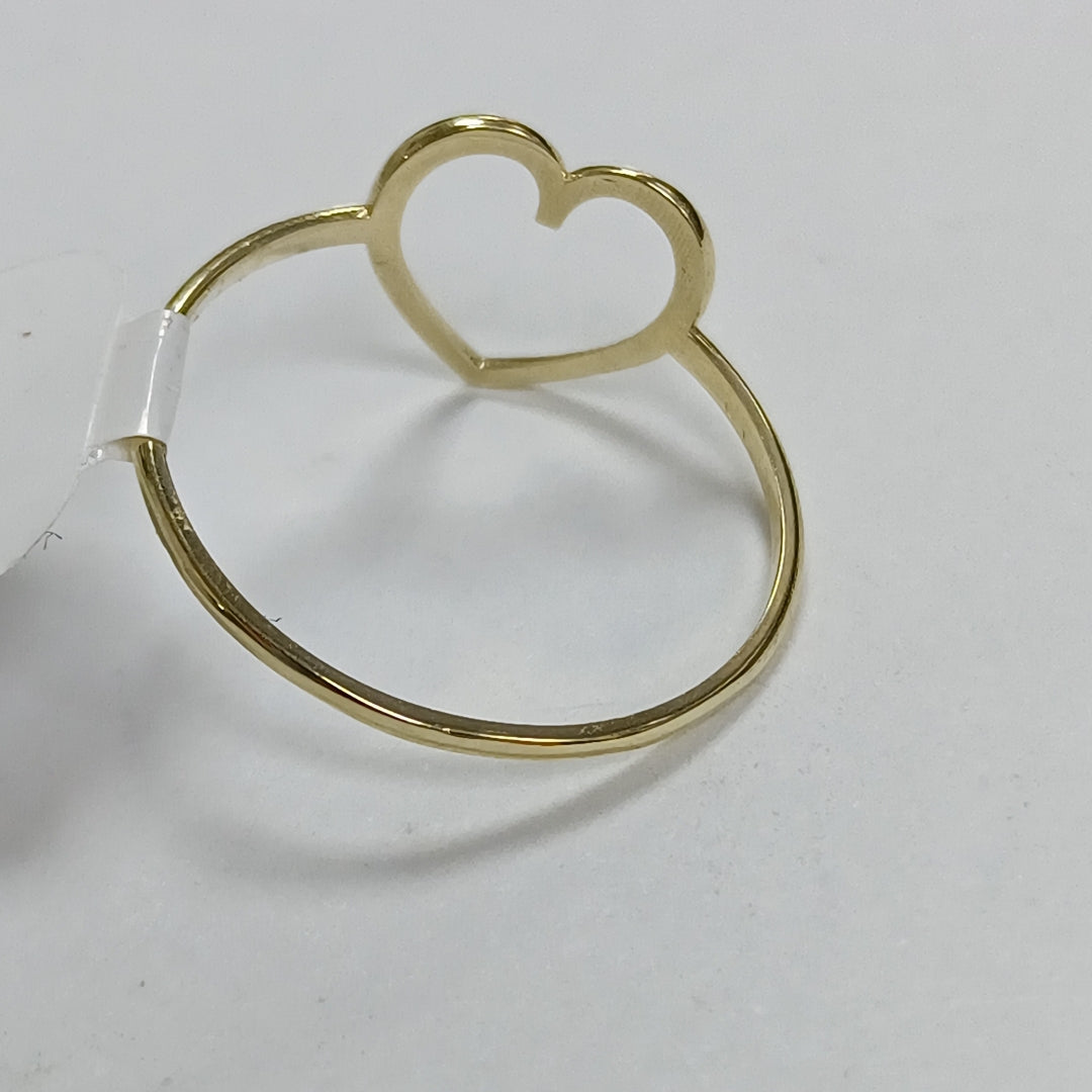 ANILLOS ANILLITO FIG CORAZON 10K TALLA 9 0.8 GR (NUEVO)