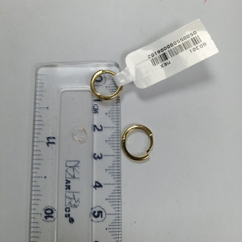 ARETES ARRACADAS LISAS 10K 1.1 GR (NUEVO)