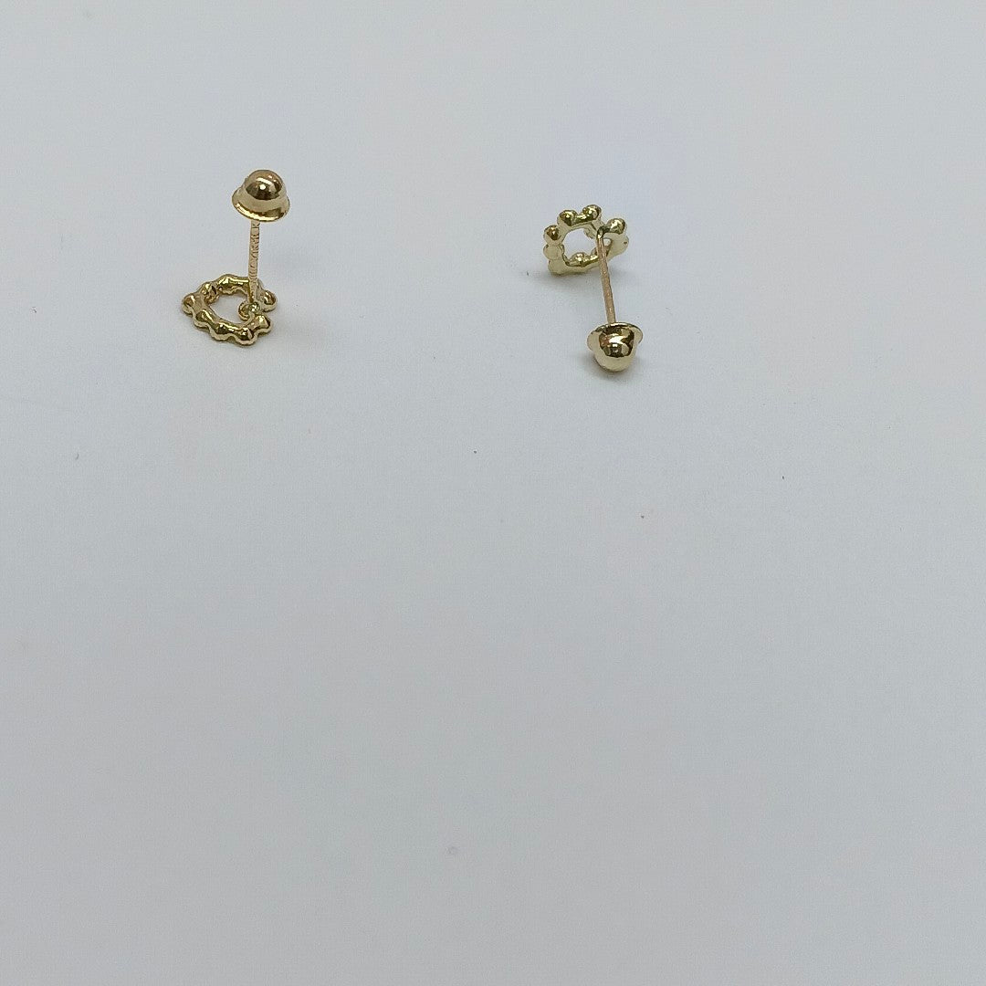 BROQUELES BROQUEL FIG CORAZON 14K 0.23 GR (NUEVO)