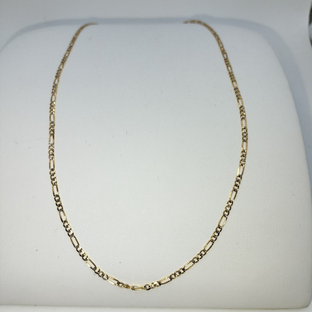 CADENA 3X1 DIAMANTADA 14K 55 CM 4.8 GR (NUEVO)