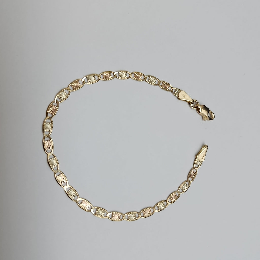 PULSERA GUCHI 14K 18 CM 3.1 GR (NUEVO)
