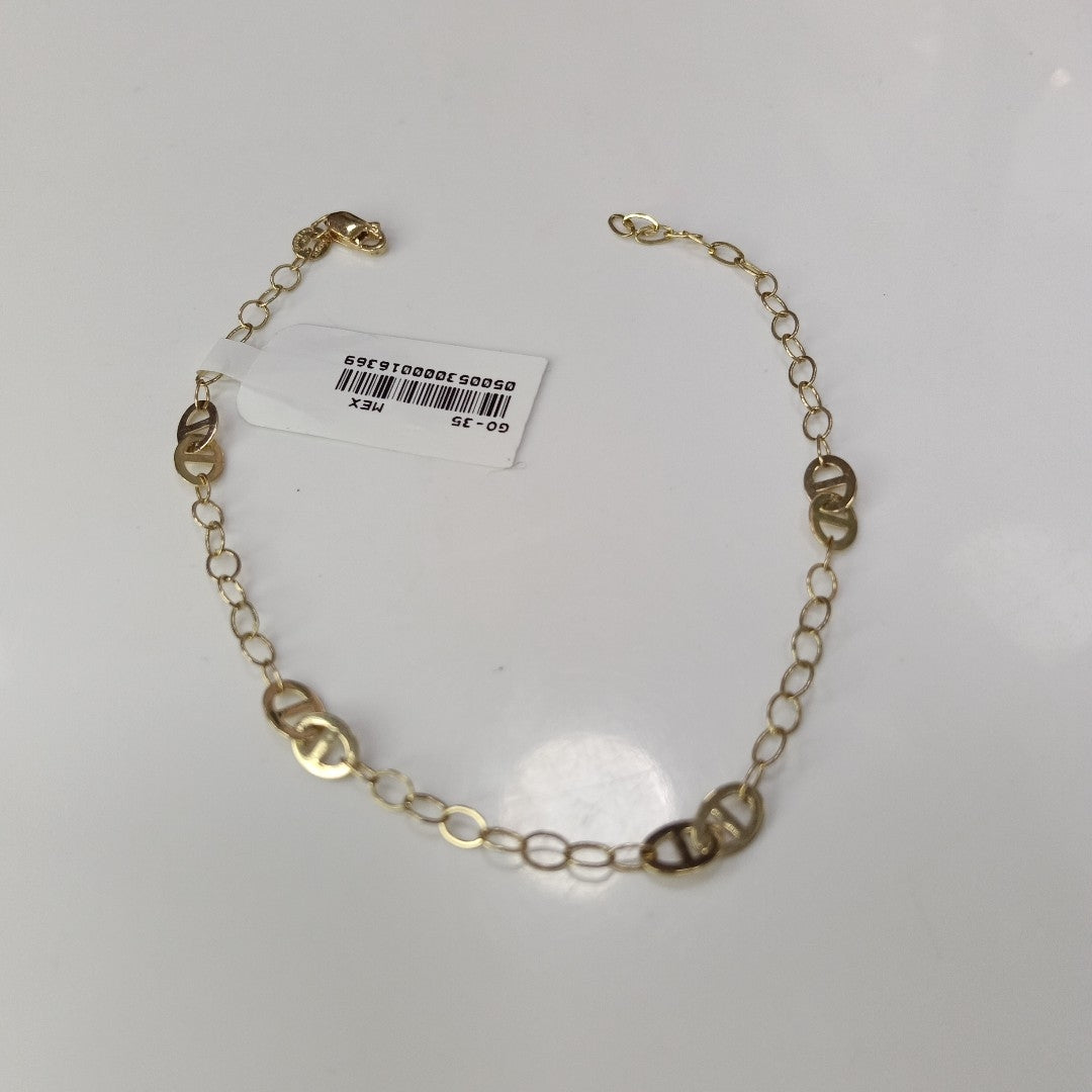 PULSERA ESPECIAL 14K 21 CM 1.8 GR (NUEVO)