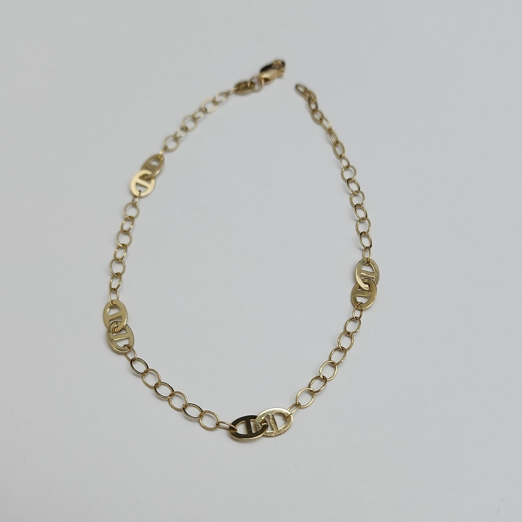 PULSERA ESPECIAL 14K 21 CM 1.9 GR (NUEVO)