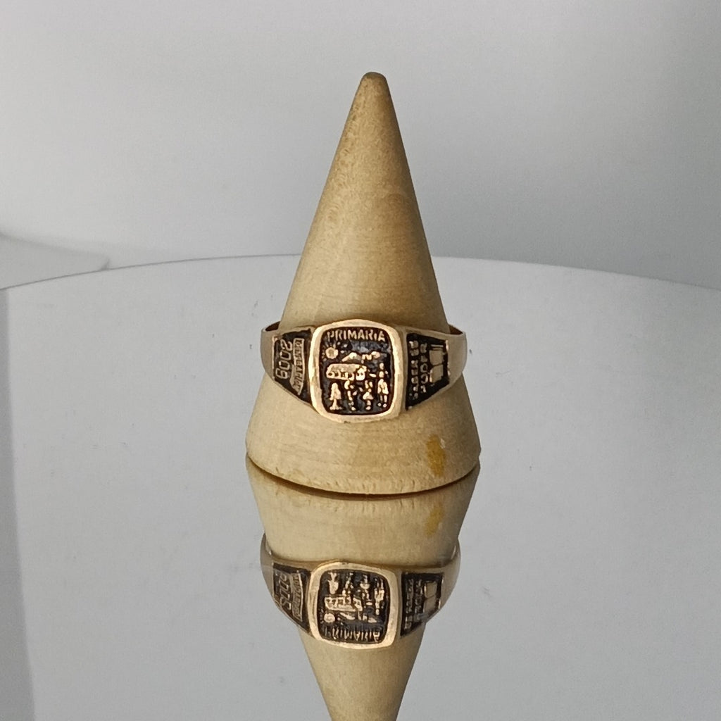 ANILLO DE GRADUACIÓN ORO 8 K 2,30 GRMS (SEMINUEVO)