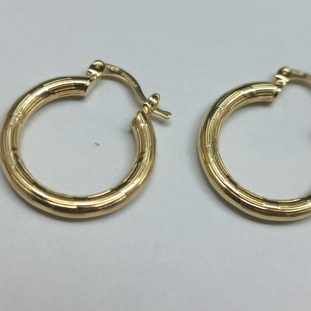 ARETES ARRACADAS 14K 2.8 GR (NUEVO)