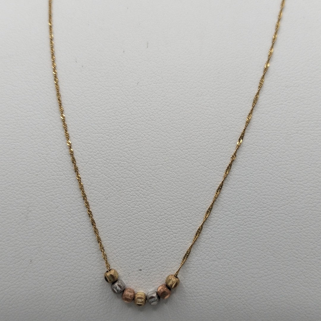 CADENA ORO 14 K 1,30 GRMS (SEMINUEVO)