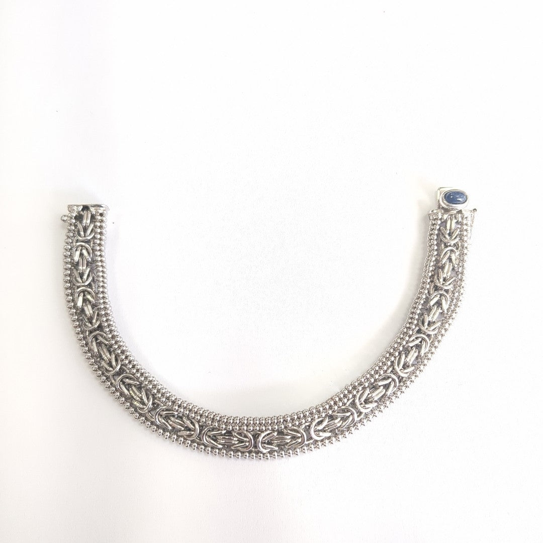 PULSERA ORO BLANCO 14 K 23,70 GRMS (SEMINUEVO)