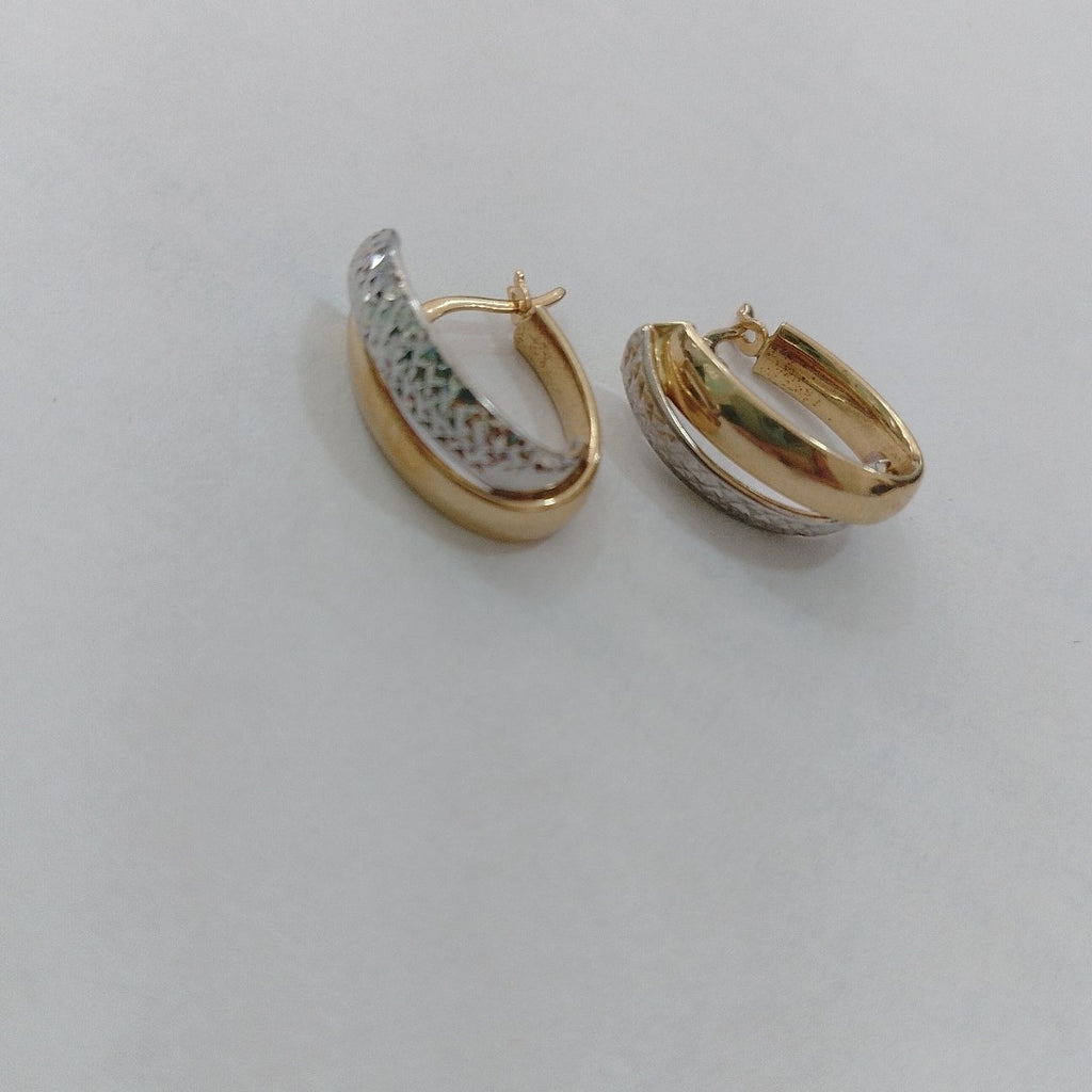 ARETES PAR ORO 14 K 2.6 GRMS (SEMINUEVO)