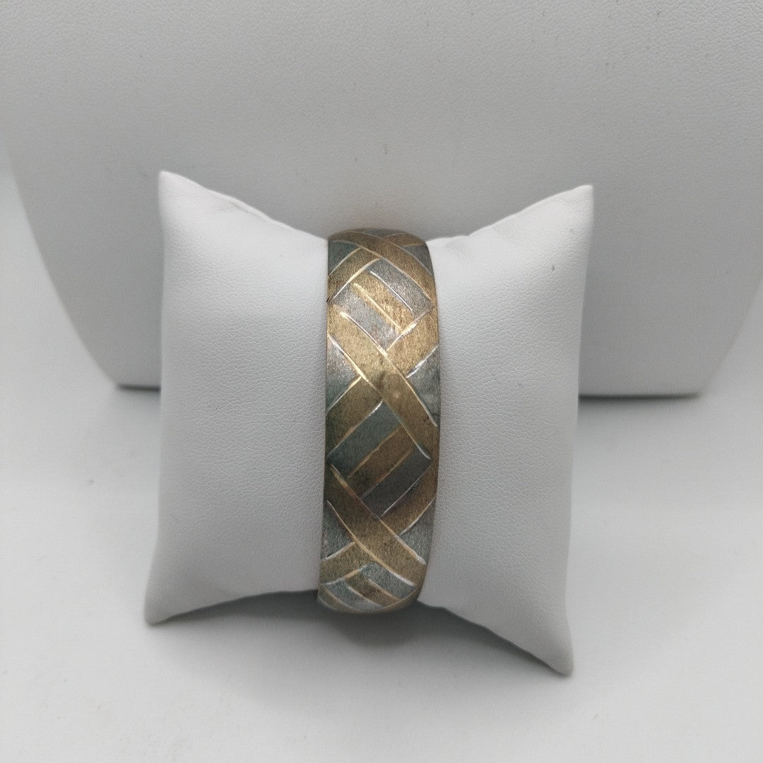 PULSERA RIGIDA ORO 10 K 6,40 GRMS (SEMINUEVO)