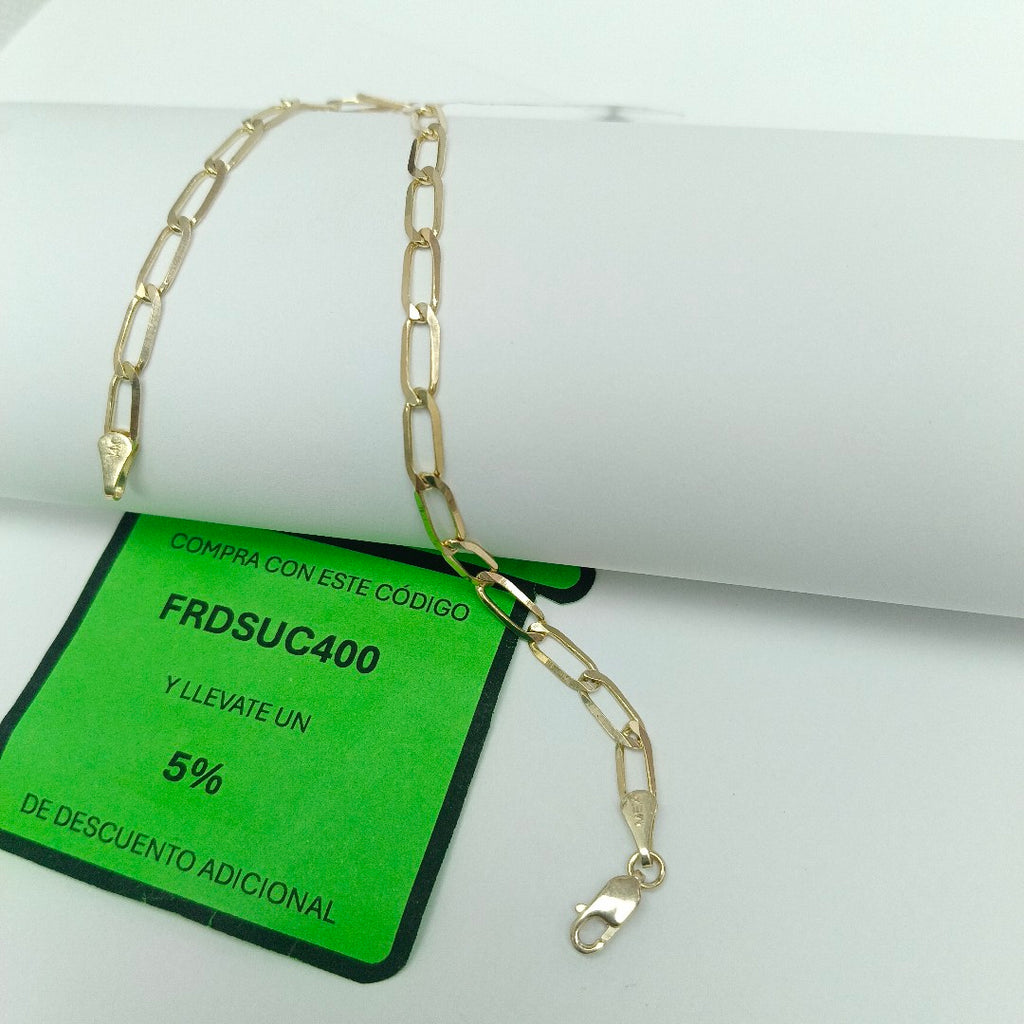 PULSERA ESLABON 14K 21 CM 4.2 GR (NUEVO)