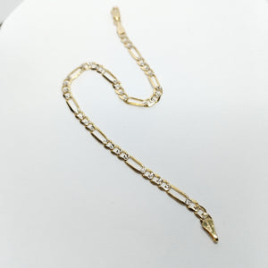 PULSERA 3X1 14K 21 CM 4.6 GR (NUEVO)