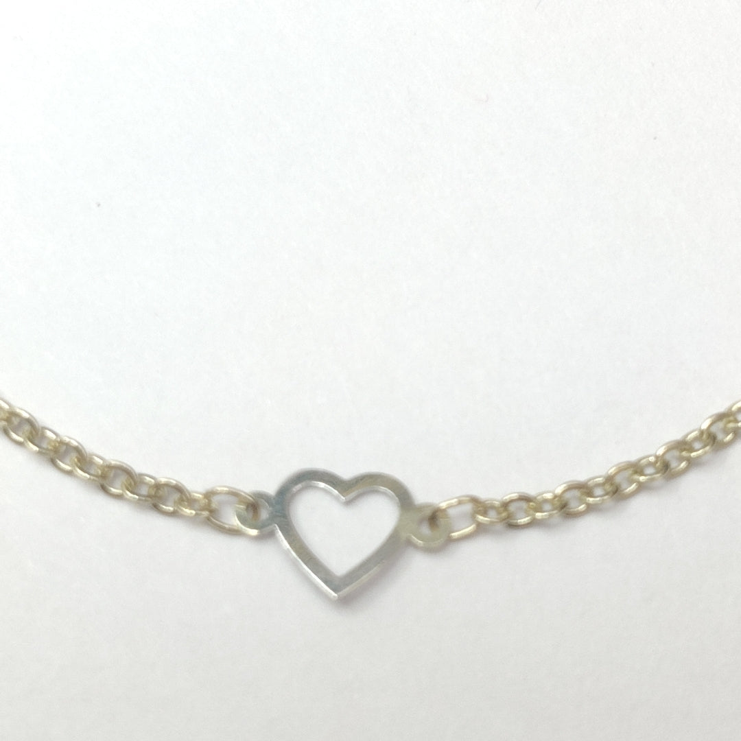 PULSERA ESPECIAL CON CORAZONES 14K 18 CM 1.3 GR (NUEVO)